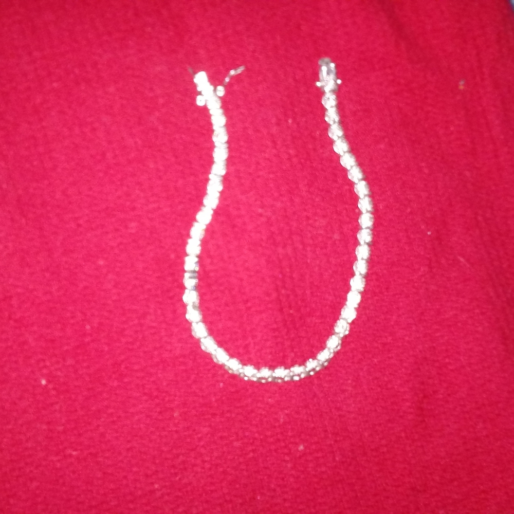 Stirling Silver Tennis Bracelet